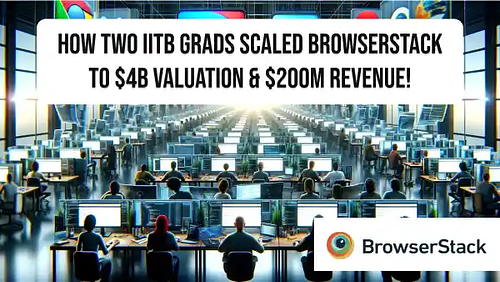 How two IITB grads scaled BrowserStack to $4B valuation & $200M revenue!